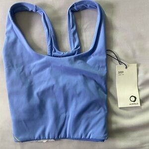 M, NWT Alwrld Mid Support Crop bra